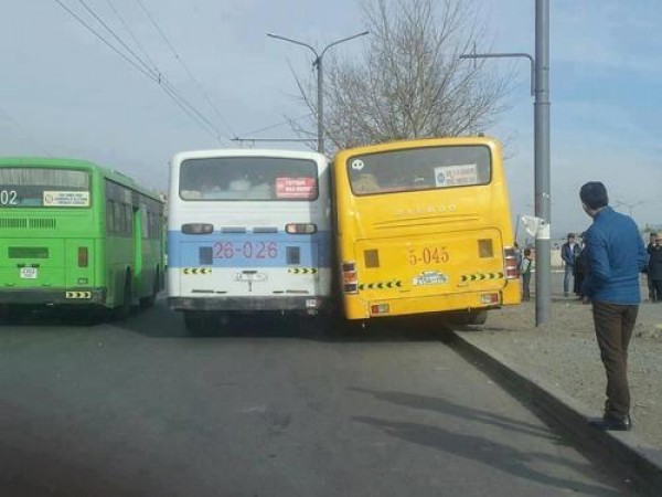 Зорчигч тээврийн автобусны жолооч осол гаргасаар байна